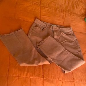 LOFT women’s 14/32 jeans in terra cotta